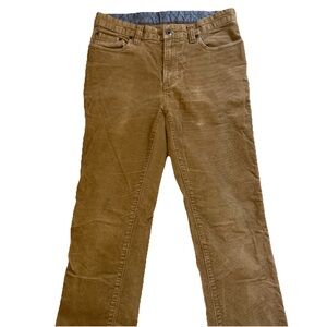 LL Bean Corduroy Pants Mens 31x33 Brown Straight Leg 502837 Preppy Y2K